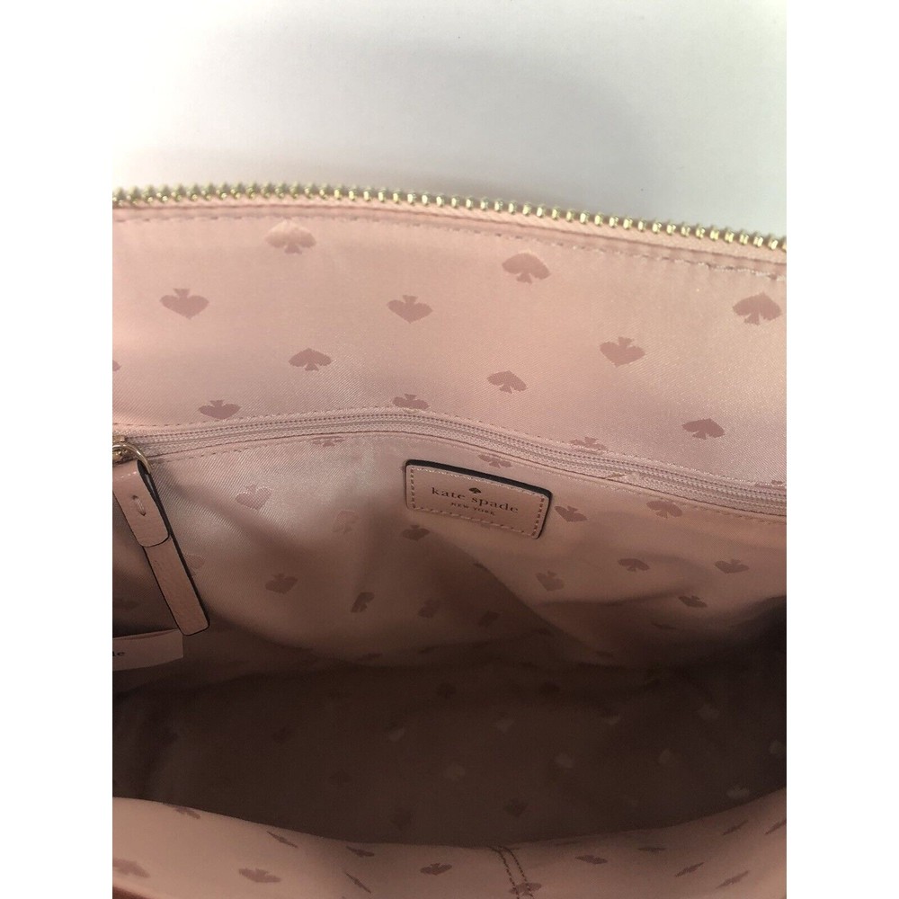 KATE SPADE PATTERSON DRIVE SMALL DOME SATCHEL CROSSBODY BAG PINK ROSYCHEEKS $359 - Picture 7 of 13